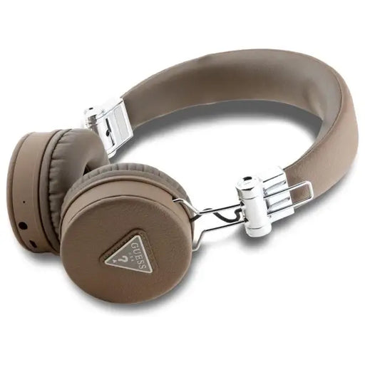 Guess Bluetooth ENC GUBH70PGTSPSW Brown Grained Classic Round Shape Headphones - Headphones and speakers<<<HurtelXML