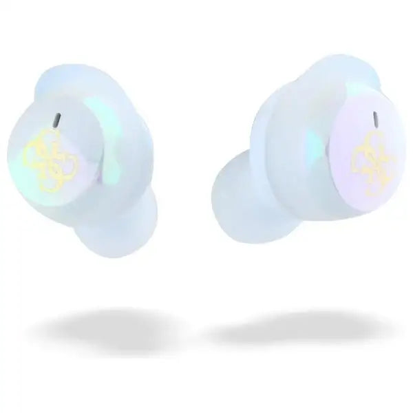 Guess Bluetooth headphones GUTWSJ144ESH TWS + docking station white/white Iridescent 4G Printed Logo - Headphones