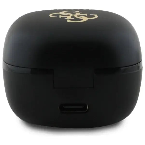 Guess Bluetooth headphones GUTWSJ144ESK TWS + docking station black/black Iridescent 4G Printed Logo - Headphones