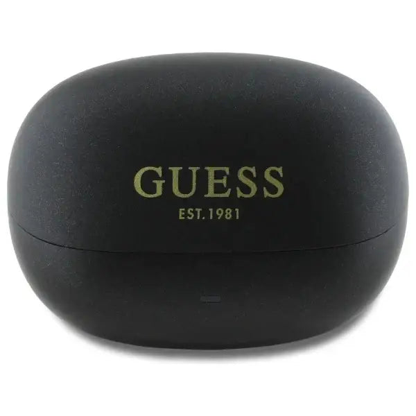 Guess Bluetooth headphones GUTWST88MCTGK TWS + docking station black/black Capsule Printed Logo - Headphones