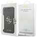 Guess Book 4G Metal Logo Case for iPhone 17 Pro - Black - Cell phone cases and covers<<<HurtelXML