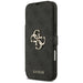 Guess Book 4G Metal Logo Case for iPhone 17 Pro Max - Black - Cell phone cases and covers<<<HurtelXML