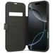 Guess Book 4G Metal Logo Case for iPhone 17 Pro Max - Black - Cell phone cases and covers<<<HurtelXML