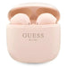Guess Classic EST Logo TWS Bluetooth headphones + docking station - pink - Headphones and speakers<<<HurtelXML