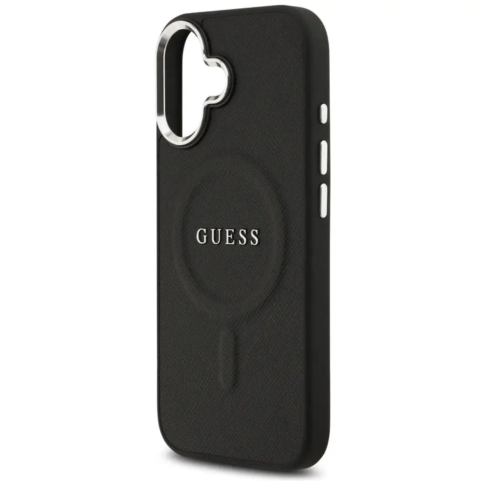 Guess Classic Logo MagSafe Case for iPhone 17 - Black - Cell phone cases and covers<<<HurtelXML