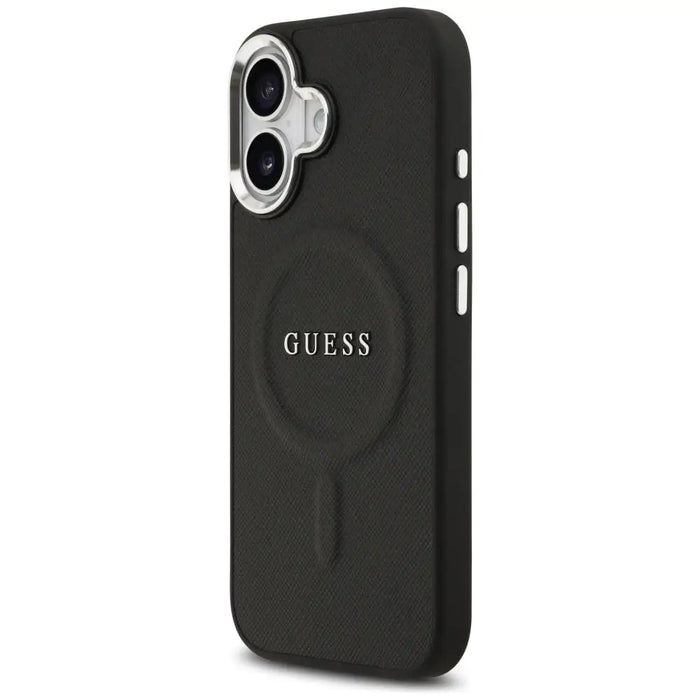 Guess Classic Logo MagSafe Case for iPhone 17 - Black - Cell phone cases and covers<<<HurtelXML