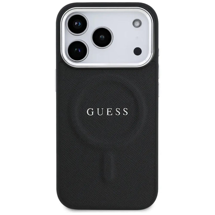 Guess Classic Logo MagSafe Case for iPhone 17 Pro - Black - Cell phone cases and covers<<<HurtelXML