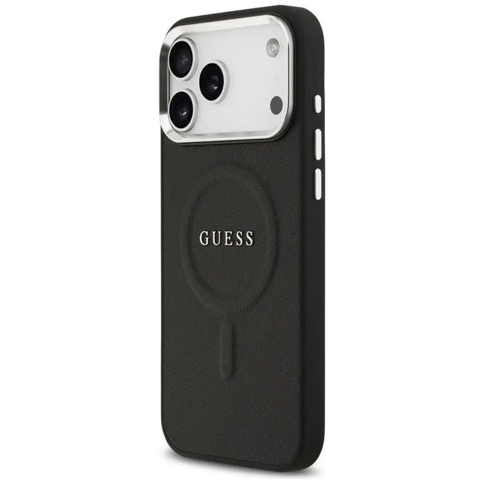 Guess Classic Logo MagSafe Case for iPhone 17 Pro Max - Black - Cell phone cases and covers<<<HurtelXML