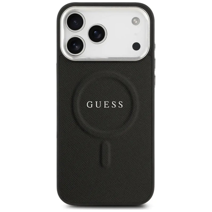 Guess Classic Logo MagSafe Case for iPhone 17 Pro Max - Black - Cell phone cases and covers<<<HurtelXML