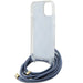 Guess Crossbody Cord 4G Print Case for iPhone 15/14/13 - Blue - Cell phone cases and covers<<<HurtelXML