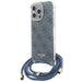 Guess Crossbody Cord 4G Print case for iPhone 15 Pro Max - blue - Cell phone cases and covers<<<HurtelXML