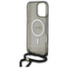 Guess Crossbody Cord Script MagSafe Case for iPhone 16 Pro - Black - Cell phone cases and covers<<<HurtelXML