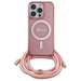 Guess Crossbody Cord Script MagSafe Case for iPhone 16 Pro Max - Pink - Cell phone cases and covers<<<HurtelXML