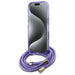 Guess Crossbody Cord Script MagSafe Case for iPhone 16 Pro - Purple - Cell phone cases and covers<<<HurtelXML