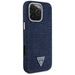 Guess Denim Triangle Logo MagSafe iPhone 16 Pro Case - Blue - Cell phone cases and covers<<<HurtelXML