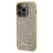 Guess Disco Metal Script case for iPhone 14 Pro Max - gold - Cell phone cases and covers<<<HurtelXML