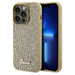 Guess Disco Metal Script case for iPhone 14 Pro Max - gold - Cell phone cases and covers<<<HurtelXML