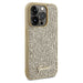 Guess Disco Metal Script case for iPhone 14 Pro Max - gold - Cell phone cases and covers<<<HurtelXML