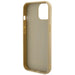 Guess Disco Metal Script case for iPhone 15 - gold - Cell phone cases and covers<<<HurtelXML