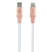 Guess Ebossed Logo USB-C / Lightning Cable 1.5m Fast Charging - Pink - Cell phone cables<<<HurtelXML