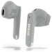 Guess Elongated Metalic Printed Logo Bluetooth TWS Headphones + Docking Station - Gray - Headphones