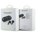 Guess Elongated Metallic Printed Logo Bluetooth TWS Headphones + Docking Station - Black - Headphones