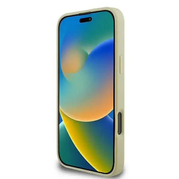Guess Fixed Glitter Big 4G Case for iPhone 16 Pro - Gold - Cell phone cases and covers<<<HurtelXML
