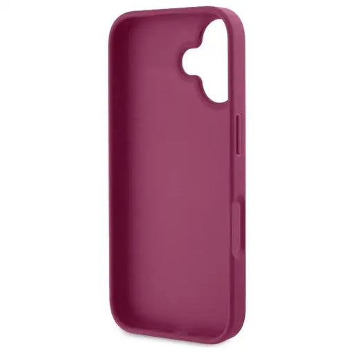 Guess Fixed Glitter Big 4G case for iPhone 16 - purple - Cell phone cases and covers<<<HurtelXML