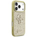 Guess Fixed Glitter Big 4G case for iPhone 17 Pro - gold - Cell phone cases and covers<<<HurtelXML