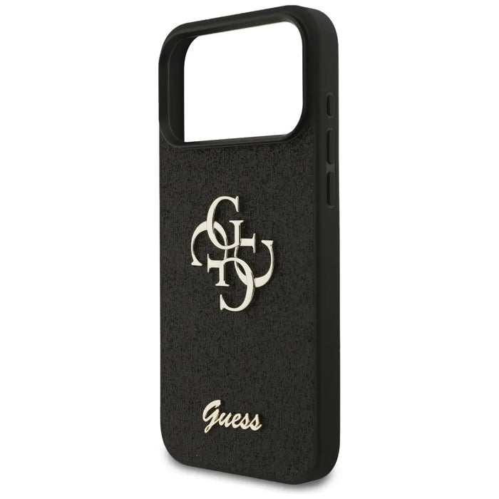 Guess Fixed Glitter Big 4G case for iPhone 17 Pro Max - black - Cell phone cases and covers<<<HurtelXML