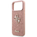 Guess Fixed Glitter Big 4G Case for iPhone 17 Pro Max - Pink - Cell phone cases and covers<<<HurtelXML