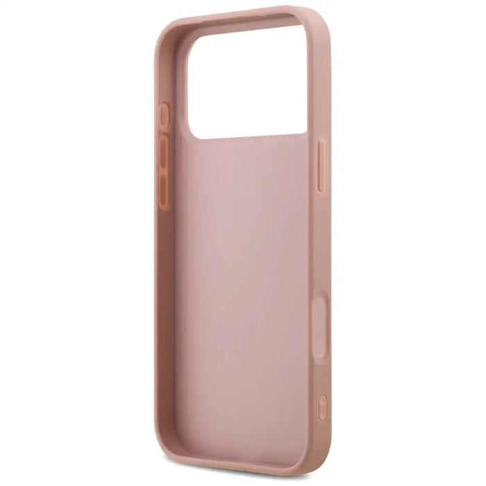 Guess Fixed Glitter Big 4G Case for iPhone 17 Pro Max - Pink - Cell phone cases and covers<<<HurtelXML