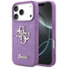 Guess Fixed Glitter Big 4G case for iPhone 17 Pro - purple - Cell phone cases and covers<<<HurtelXML