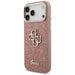 Guess Fixed Glitter Big 4G Metal Frame Case for iPhone 17 Pro Max - Pink - Cell phone cases and covers<<<HurtelXML