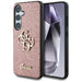 Guess Fixed Glitter Big 4G Metal Logo Case for Samsung Galaxy S25 Pink - Cell phone cases and covers<<<HurtelXML