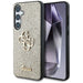 Guess Fixed Glitter Big 4G Metal Logo case for Samsung Galaxy S25 gold - Cell phone cases and covers<<<HurtelXML