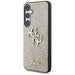 Guess Fixed Glitter Big 4G Metal Logo case for Samsung Galaxy S25 Plus gold - Cell phone cases and covers<<<HurtelXML