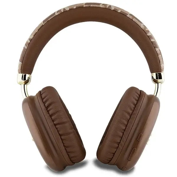 Guess GCube Metallic Script Logo Bluetooth on-ear headphones - brown - Cell phone cases and covers<<<HurtelXML