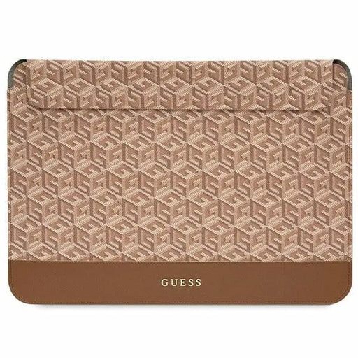 Guess GCube Stripes case for a 14’’ laptop - brown - Laptop bags<<<HurtelXML