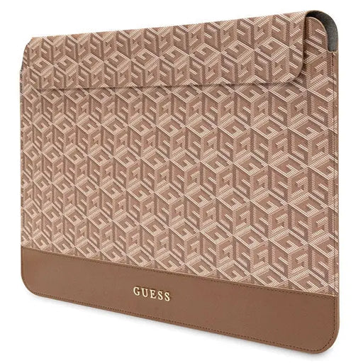 Guess GCube Stripes case for a 14’’ laptop - brown - Laptop bags<<<HurtelXML