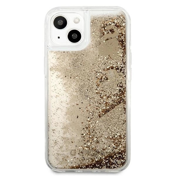 Guess Glitter Charms iPhone 13 mini Case - Gold - Cell phone cases and covers<<<HurtelXML
