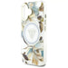 Guess Glitter Flowers Triangle Buttons MagSafe case for iPhone 16 white - Cell phone cases and covers<<<HurtelXML