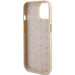 Guess Glitter Glossy Script case for iPhone 15 - gold - Cell phone cases and covers<<<HurtelXML