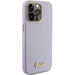 Guess Glitter Glossy Script case for iPhone 15 Pro Max - lilac - Cell phone cases and covers<<<HurtelXML