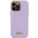 Guess Glitter Glossy Script case for iPhone 15 Pro Max - lilac - Cell phone cases and covers<<<HurtelXML