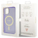 Guess Glitter Gold MagSafe case for iPhone 14 - purple - Cell phone cases and covers<<<HurtelXML