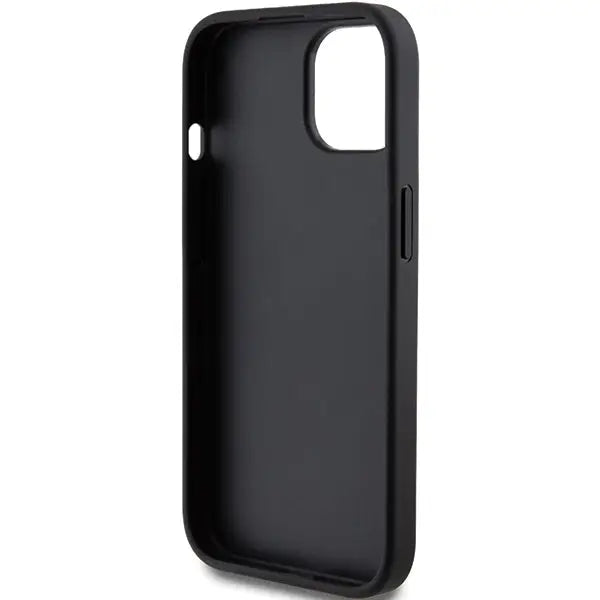 Guess Glitter Script Big 4G case for iPhone 15 - black - Cell phone cases and covers<<<HurtelXML