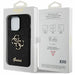 Guess Glitter Script Big 4G case for iPhone 15 Pro Max - black - Cell phone cases and covers<<<HurtelXML