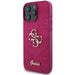 Guess Glitter Script Big 4G iPhone 16 Pro Case - Purple - Cell phone cases and covers<<<HurtelXML