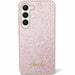 Guess Glitter Script case for Samsung Galaxy S24+ - pink - Cell phone cases and covers<<<HurtelXML